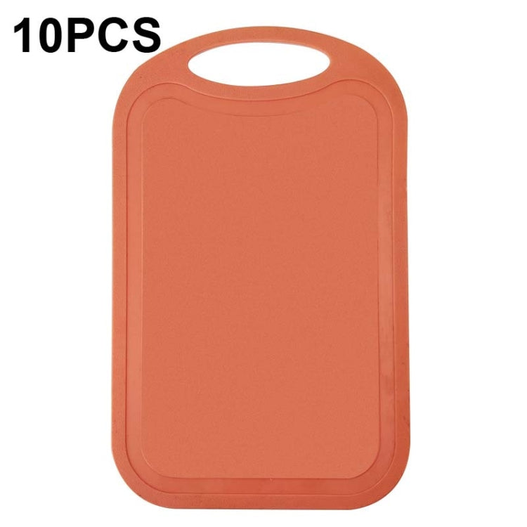 10 PCS Plastic Anti-Slip Kitchen Cutting Board