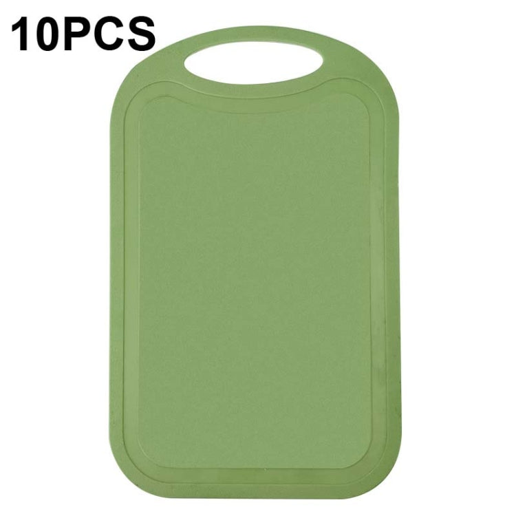10 PCS Plastic Anti-Slip Kitchen Cutting Board