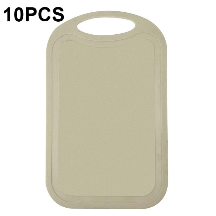 10 PCS Plastic Anti-Slip Kitchen Cutting Board