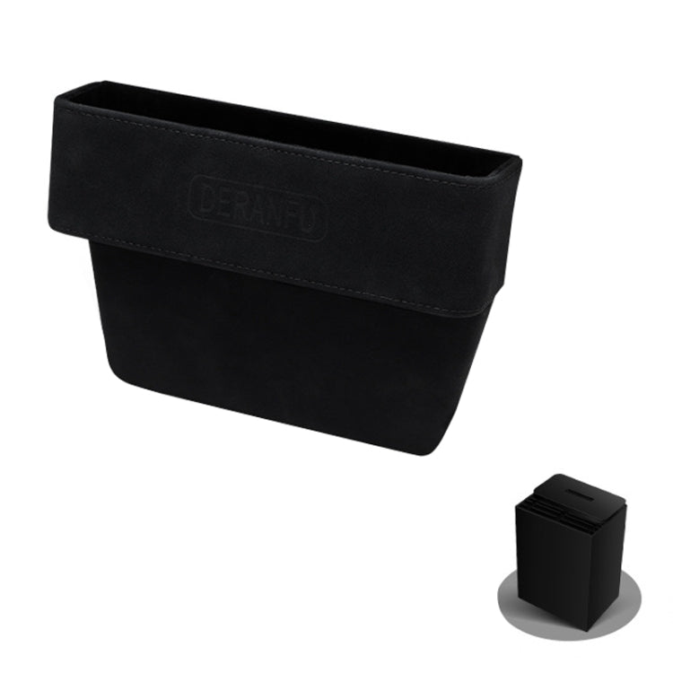 Luxurious Faux Fur Car Seat Organiser with Cup Holder and Coin Storage