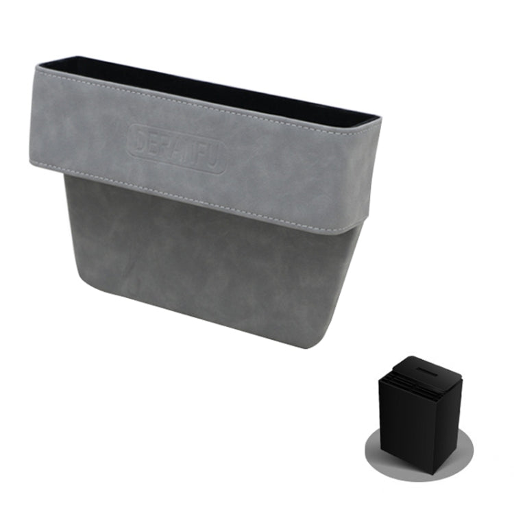 Luxurious Faux Fur Car Seat Organiser with Cup Holder and Coin Storage