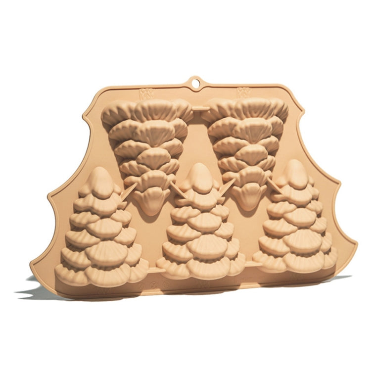 FF2569 Christmas Simulation Christmas Tree Mold Cake Mold Baking Tool, Style: