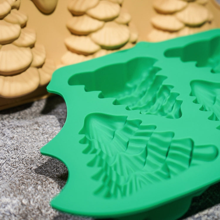 FF2569 Christmas Simulation Christmas Tree Mold Cake Mold Baking Tool, Style: