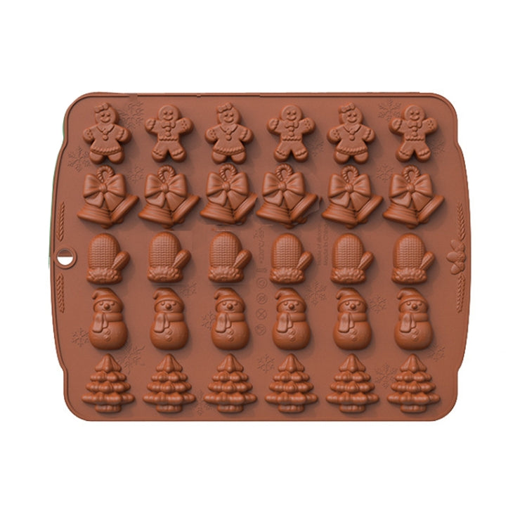 Christmas Supplies Drop Glue Mold Cake Barbecue Baking Tool, Color: