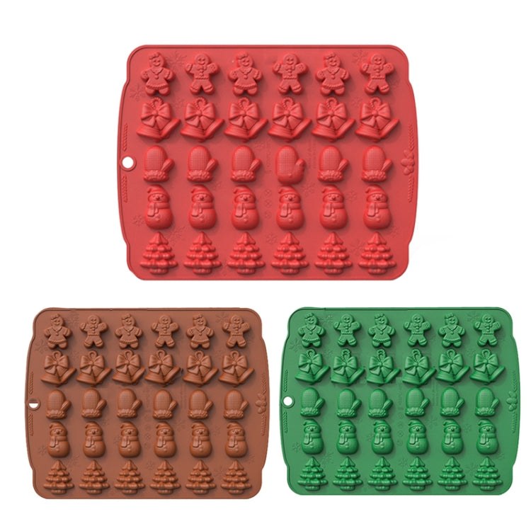 Christmas Supplies Drop Glue Mold Cake Barbecue Baking Tool, Color: