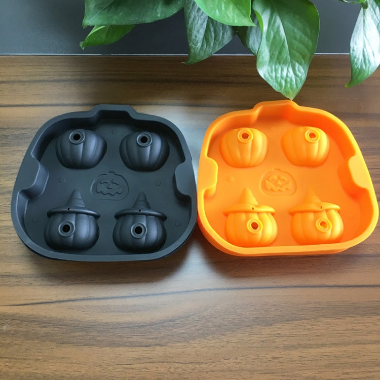 W1532 Pumpkin Ice Cream Silicone Ice Grid Mold Chocolate Whiskey Ice Cubes Ice Hockey