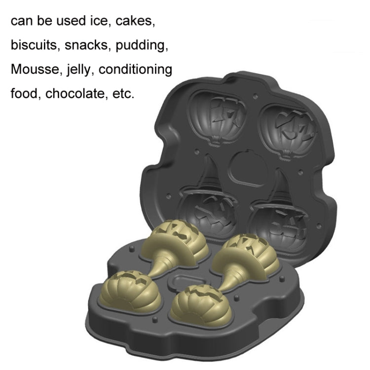 W1532 Pumpkin Ice Cream Silicone Ice Grid Mold Chocolate Whiskey Ice Cubes Ice Hockey