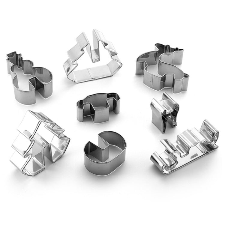 Stainless Steel 3D Stereo Cookie Mold Christmas Cookie Baking Appliance