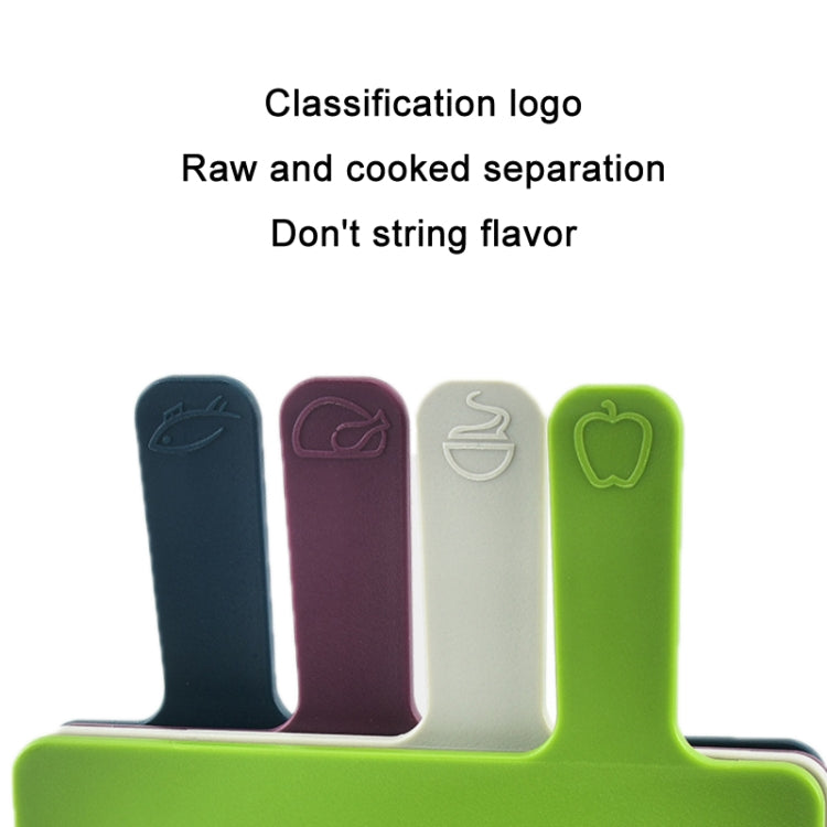 4 PCS/Set Multifunction Classified Plastic Cutting Board Set