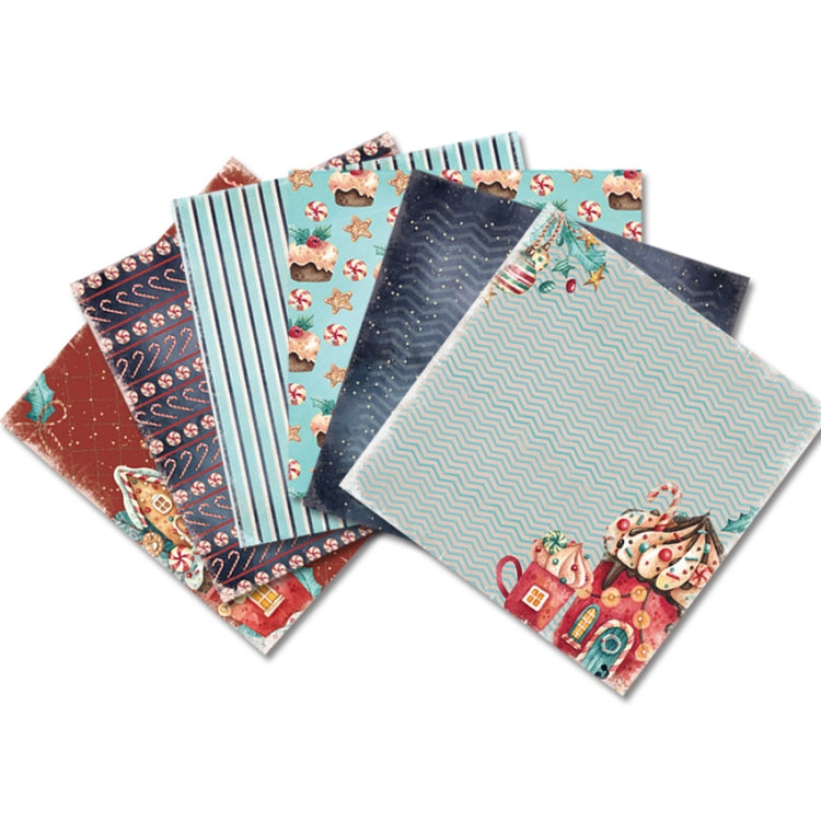 1 Sets PA2028 DIY Album Clipboard Handbook Card Background Paper, Size: 6 inch