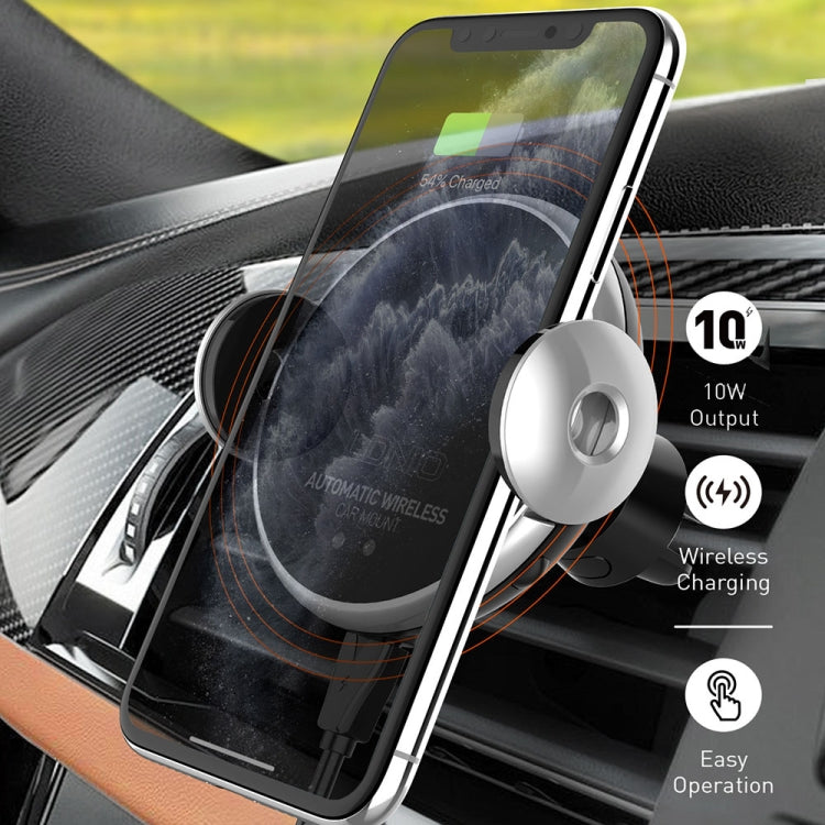 15W Infrared Sensor Wireless Car Charger with Adjustable Navigation Bracket