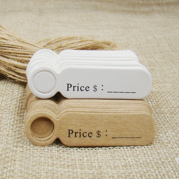 100pcs /Set Small Retro Baking Label DIY Jewelry Price Tag Bookmark Gift Card