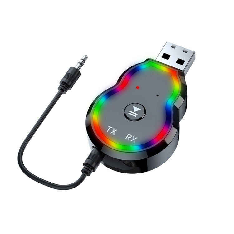 Q2 2 in 1 Bluetooth Receiver Car Audio Adapter, Q2