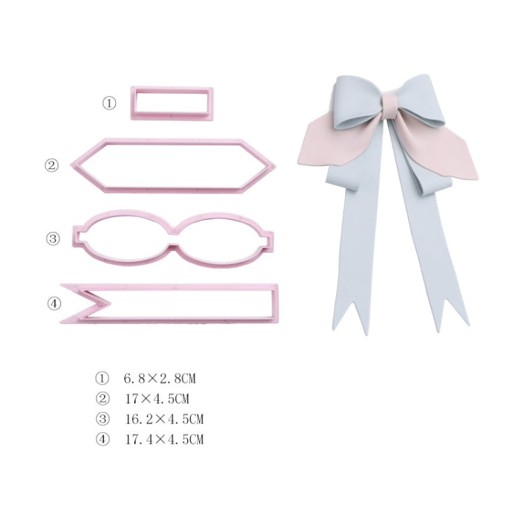 Flip Sugar Cake Biscuit Decoration Bow Baking Mould