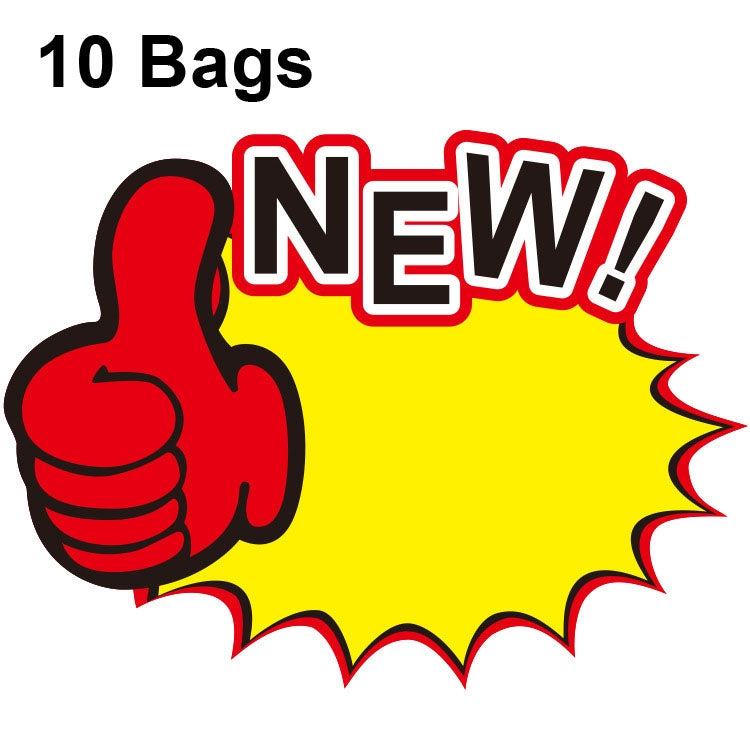 10 bags 25x19cm Explosion Sticker Product Price Tag Supermarket Price Label