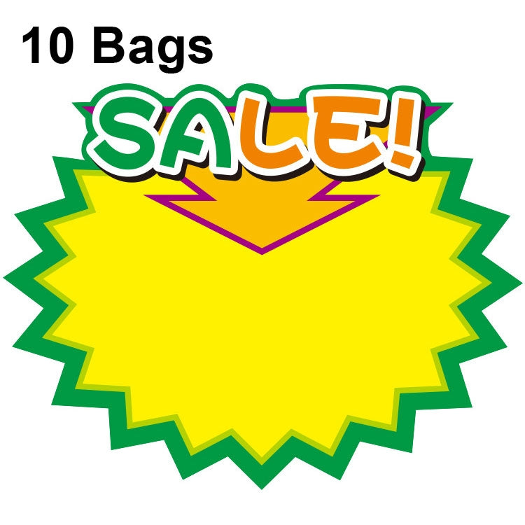 10 bags 25x19cm Explosion Sticker Product Price Tag Supermarket Price Label