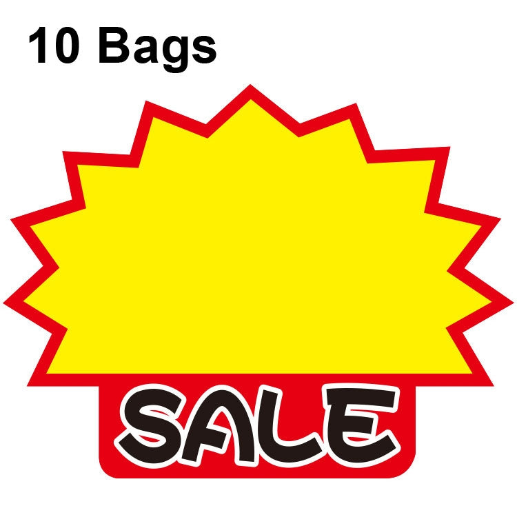 10 bags 18x14cm Explosion Sticker Product Price Tag Supermarket Price Label