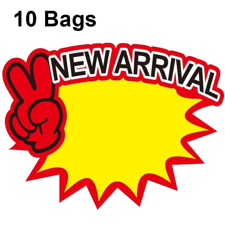 10 bags 18x14cm Explosion Sticker Product Price Tag Supermarket Price Label