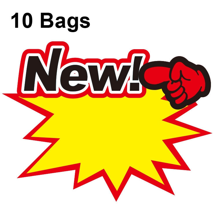10 bags 18x14cm Explosion Sticker Product Price Tag Supermarket Price Label