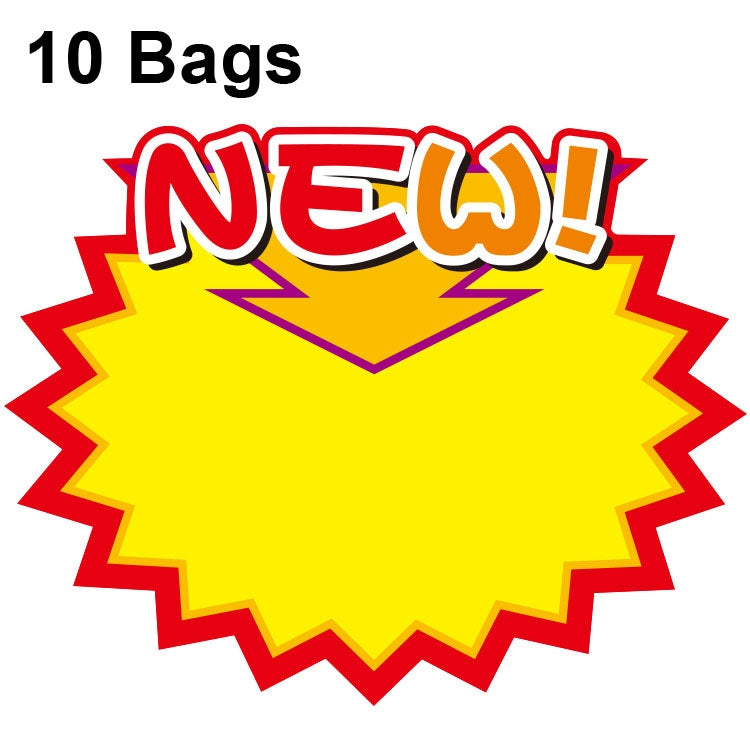 10 bags 18x14cm Explosion Sticker Product Price Tag Supermarket Price Label