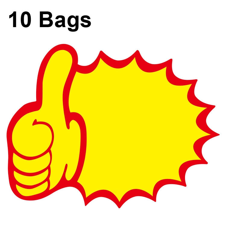 10 bags 18x14cm Explosion Sticker Product Price Tag Supermarket Price Label