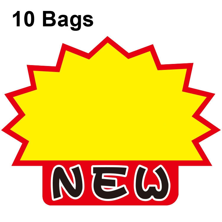 10 bags 9x7cm Explosion Sticker Product Price Tag Supermarket Price Label