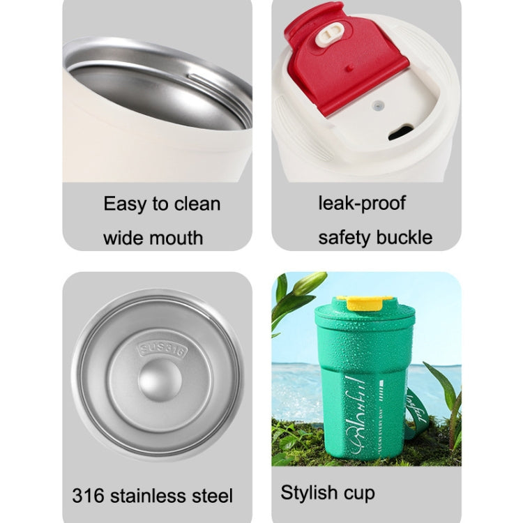 SH-kl001 Portable 316 Stainless Steel Insulation Cup Cold Coffee Accompanying Mug, Capacity: