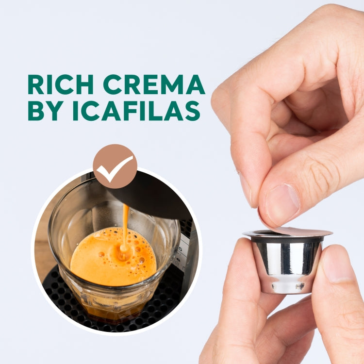 iCafilas Disposable Coffee Capsule Aluminum Foil Self-adhesive Closure Film