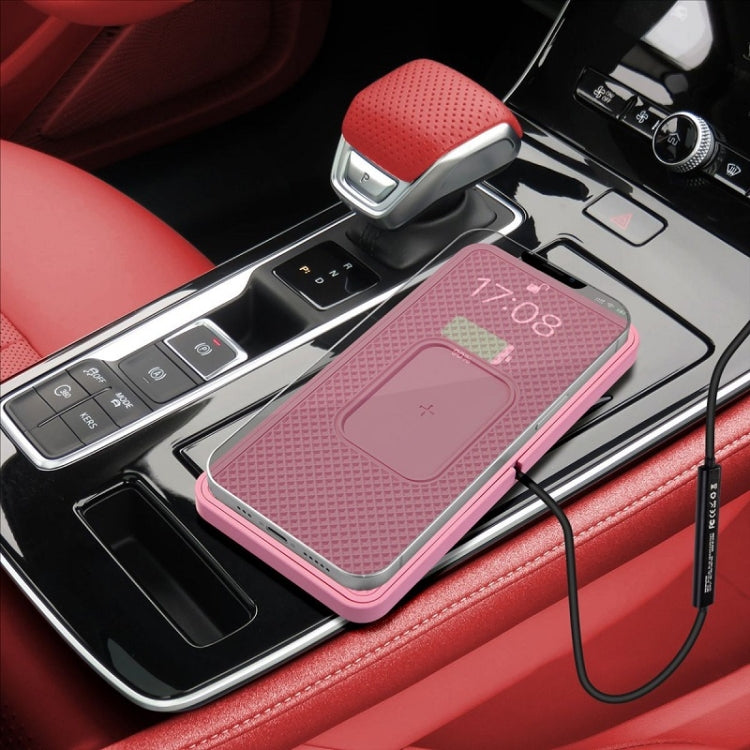 All-Weather Wireless Car Charger with Extra Cover and Non-Slip Mat