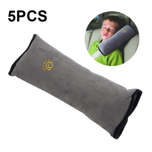 5 Pack Plush Children’s Car Seat Belt Cushions – Soft & Stylish Safety Pillows