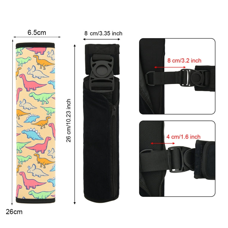 Children's Car Seat Belt Comfort Cover - Soft Anti-Strangulation Protector