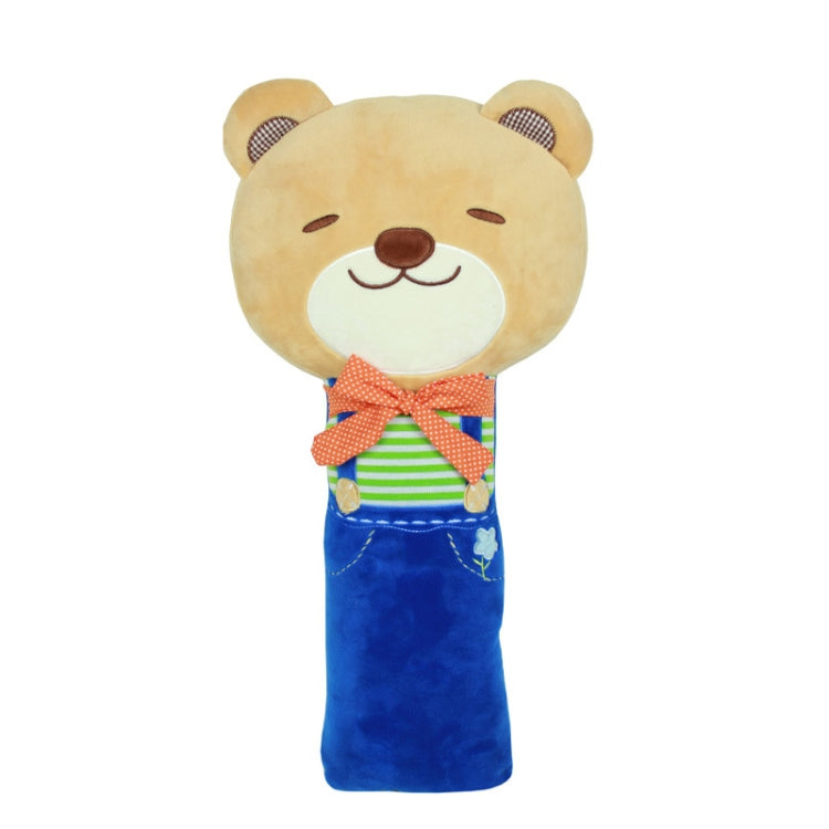 Adorable 50cm Plush Cartoon Car Seat Belt Comforter for Kids