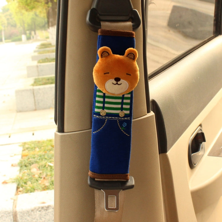 Cute & Comfy Kids' Car Seat Belt Cover with Cartoon Design