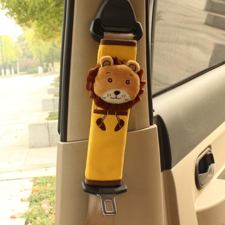Cute & Comfy Kids' Car Seat Belt Cover with Cartoon Design