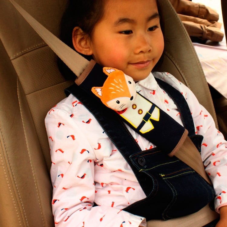 Cute & Comfy Kids' Car Seat Belt Cover with Cartoon Design