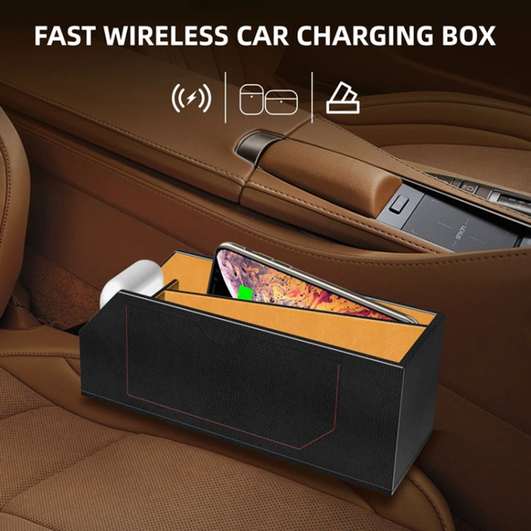 Q9 Dual-Function Car Organiser with Wireless Charging Capability