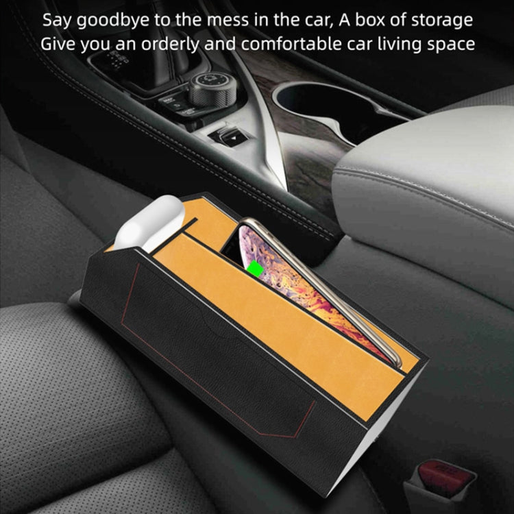 Q9 Dual-Function Car Organiser with Wireless Charging Capability