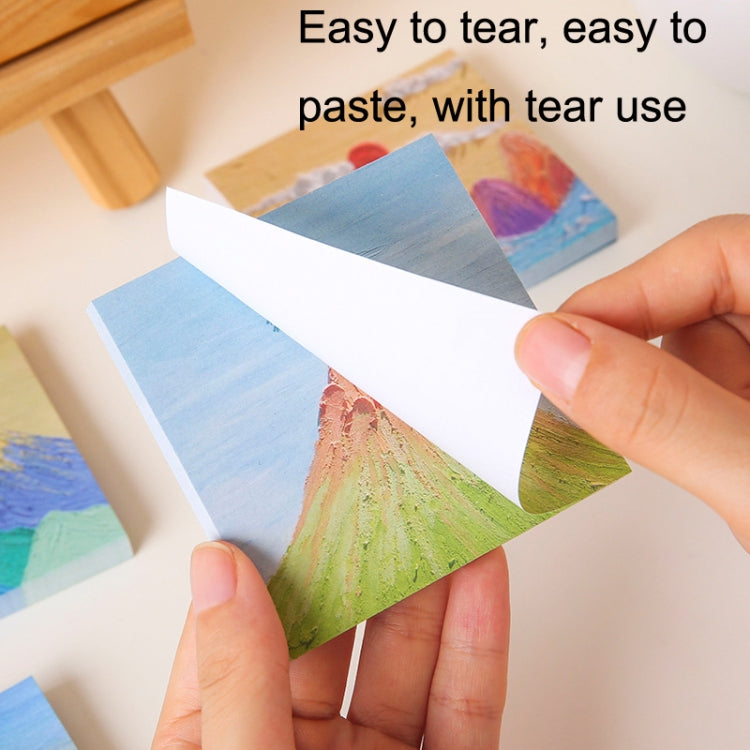 H034 10pcs Tear-off Memo Pad Message Memo Handbook Decorative Stickers