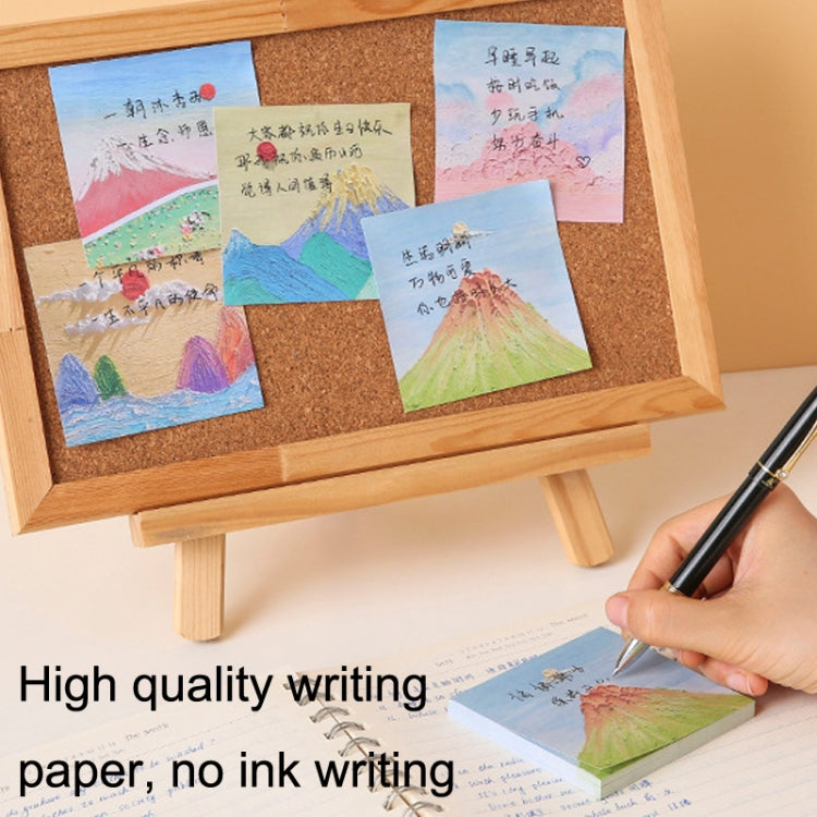 H034 10pcs Tear-off Memo Pad Message Memo Handbook Decorative Stickers