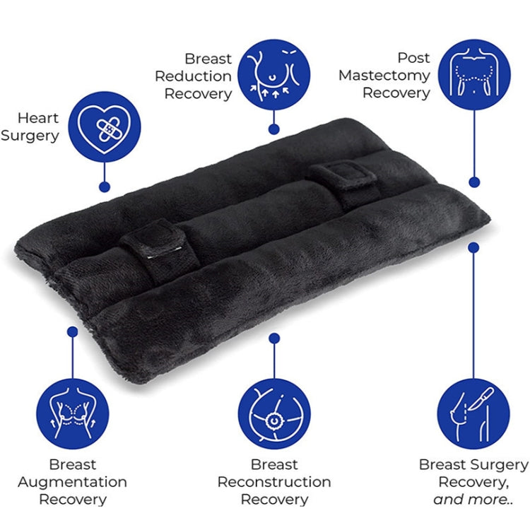 Post-Operative Comfort Cushion for Car Seat Belts – Soft Plush Protection Pillow