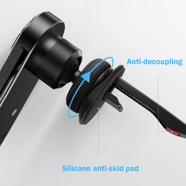 Compact Car Gravity Phone Holder for 4.7-6.9 Inch Devices – 360° Rotation & Automatic Clamping
