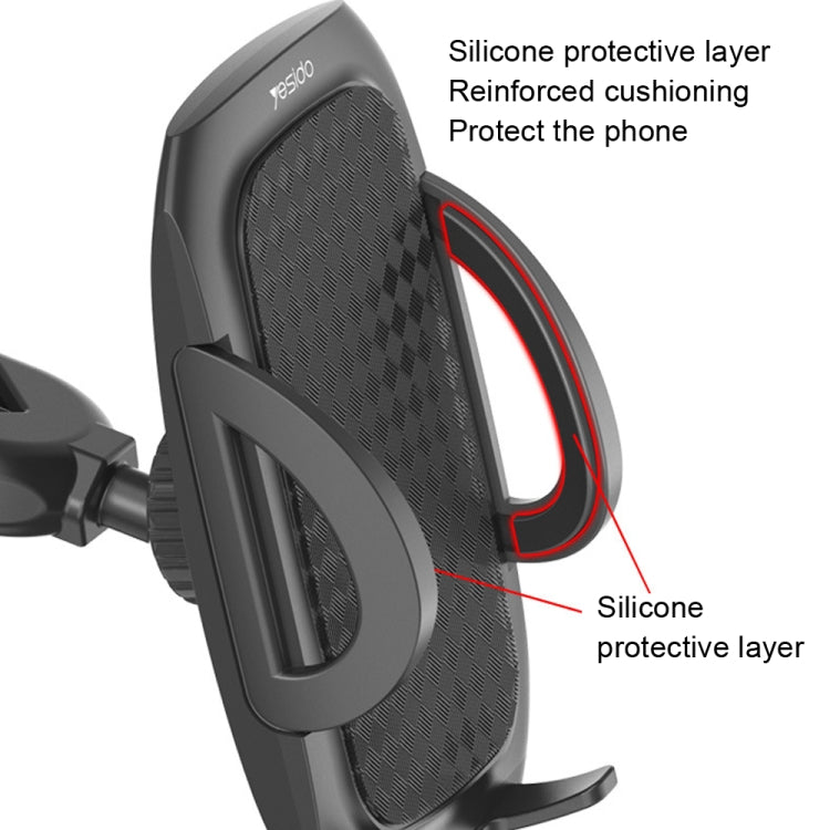 Yesido C111 Adjustable 360° Rotating Telescopic Car Phone Holder