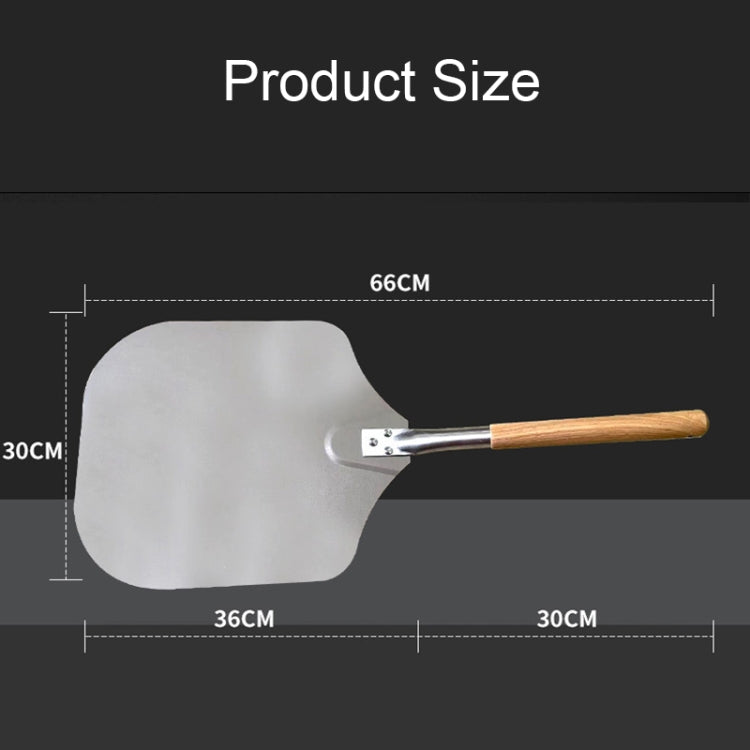 Detachable Aluminum Oak Pizza Cake Transfer Shovel Kitchen Baking Tools