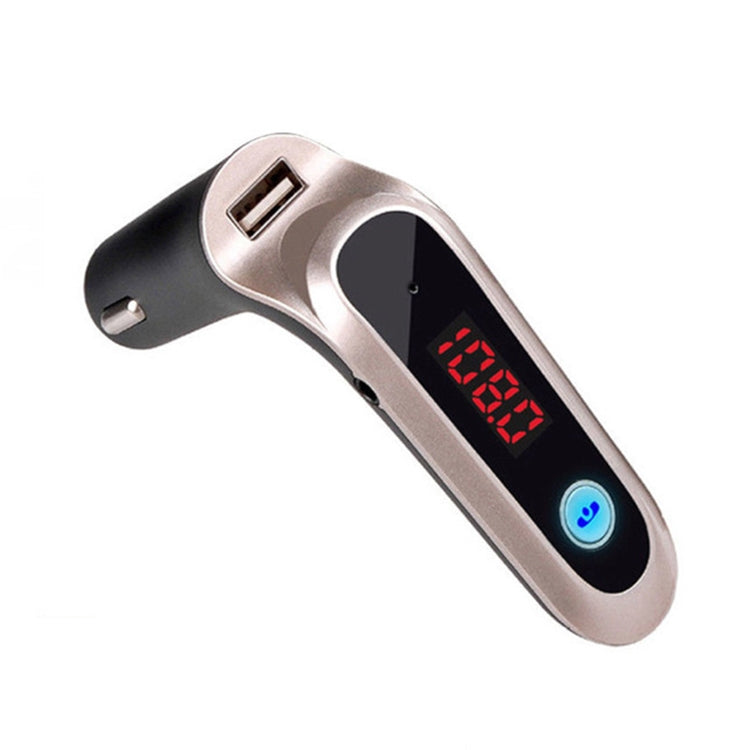 S7 Smart Digital Display Music Player Calling Car Charger, S7 Black, S7 Silver, S7 Gold, S7 Rose Gold