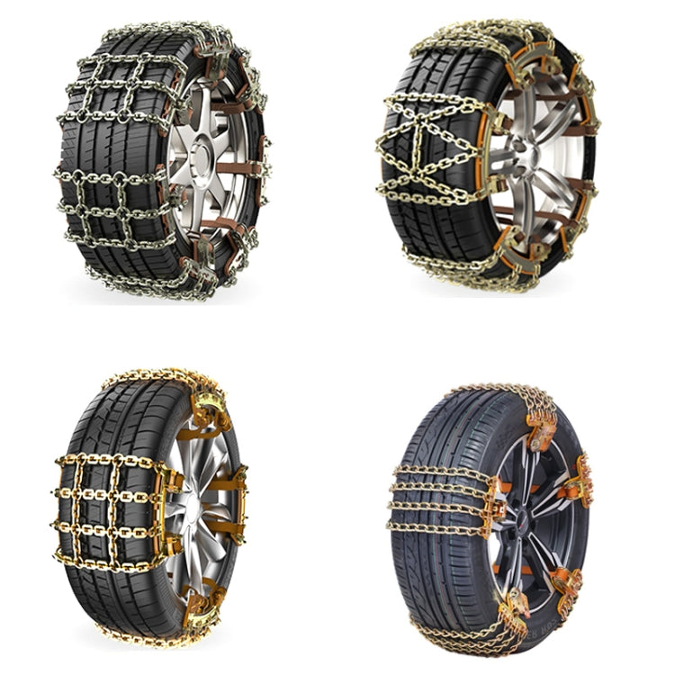 Car Tire Truck SUV Snow Winter Emergency Anti-Skid Chain, Style:, Field Type (Small), Field Type (Large), 4 Chains (Small), 4 Chains (Large), Double Head Rice Type (Small), Double Head Rice Type (Large), Double Head Fields Type (Small)