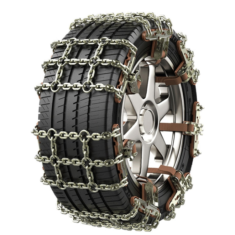 Car Tire Truck SUV Snow Winter Emergency Anti-Skid Chain, Style:, Field Type (Small), Field Type (Large), 4 Chains (Small), 4 Chains (Large), Double Head Rice Type (Small), Double Head Rice Type (Large), Double Head Fields Type (Small)