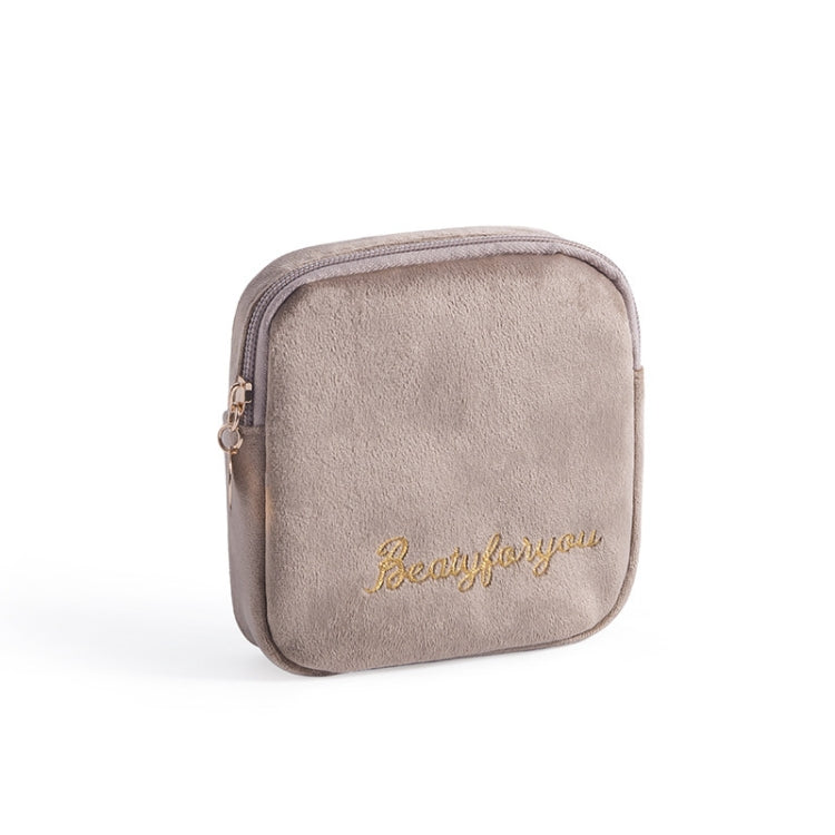 Plush Cloth Sanitary Napkin Storage Bag Sanitary Pad Storage Bag