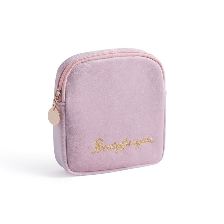 Plush Cloth Sanitary Napkin Storage Bag Sanitary Pad Storage Bag