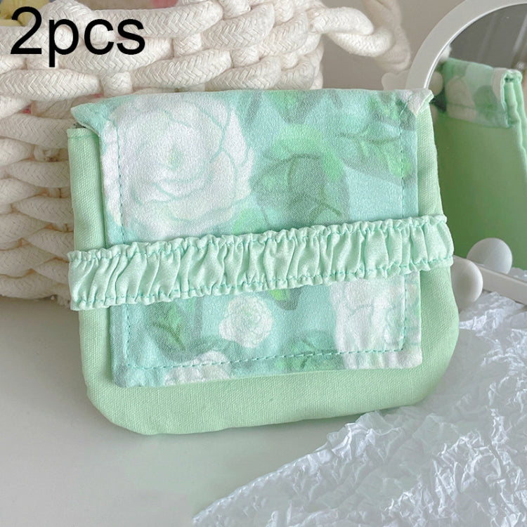 BD0443 2pcs Cartoon Pattern Large Capacity Sanitary Storage Bags