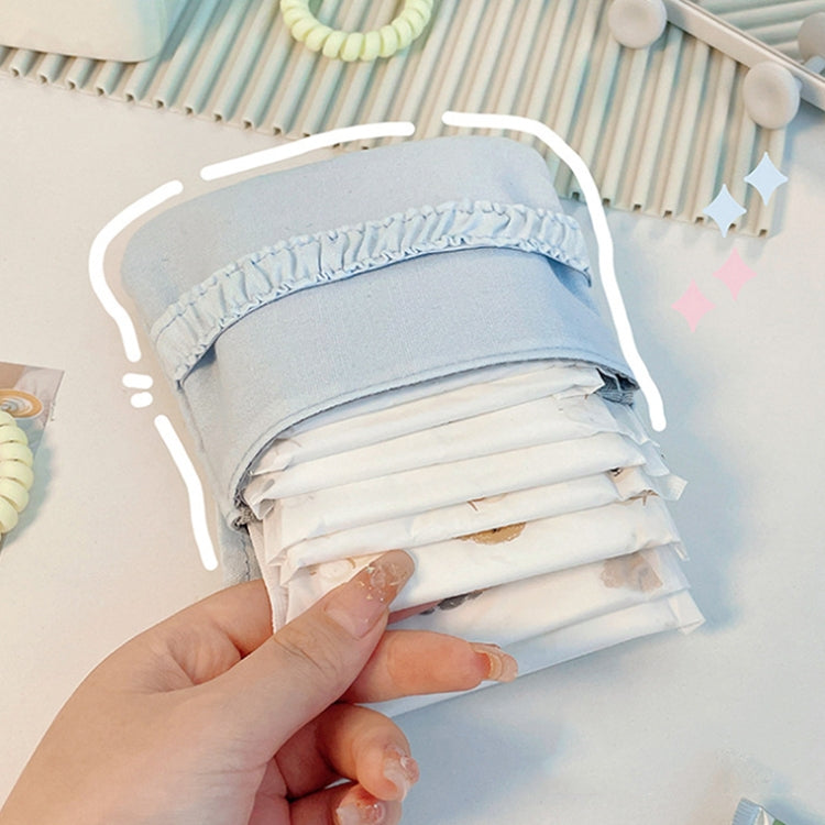 BD0443 2pcs Cartoon Pattern Large Capacity Sanitary Storage Bags